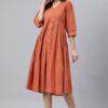 Buy-Online-Latest-Orange-Kurti-Designs-In-India